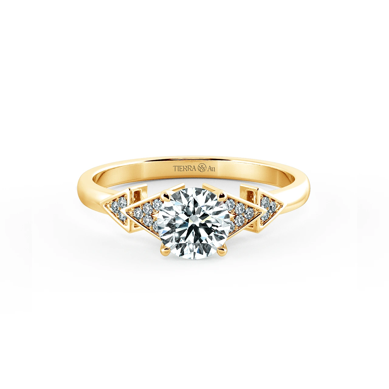 Solitaire Engagement Ring with Eternity Band NCH1807 1